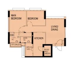 Blk 107A Eastbrook @ Canberra (Sembawang), HDB 3 Rooms #603132971